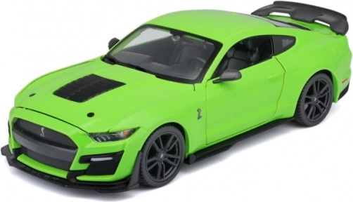 Modelo de coche FORD Mustang Shelby GT500 2020 1:24 verde