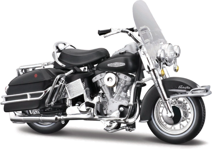Maisto Harley-Davidson 1966 FLH Electra Glide negro mate 1:18