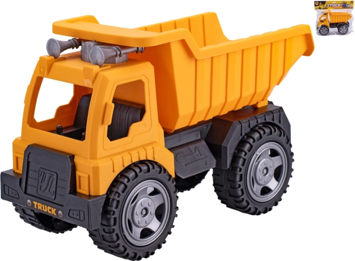 Camión volquete de construcción de 30 cm – camión de juguete de plástico resistente para niños