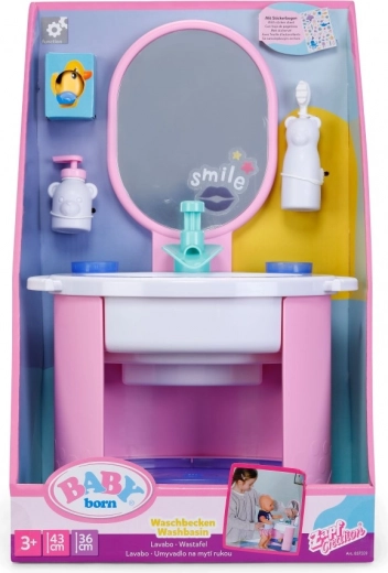 Baby Born lavabo para muñecas con bomba y accesorios