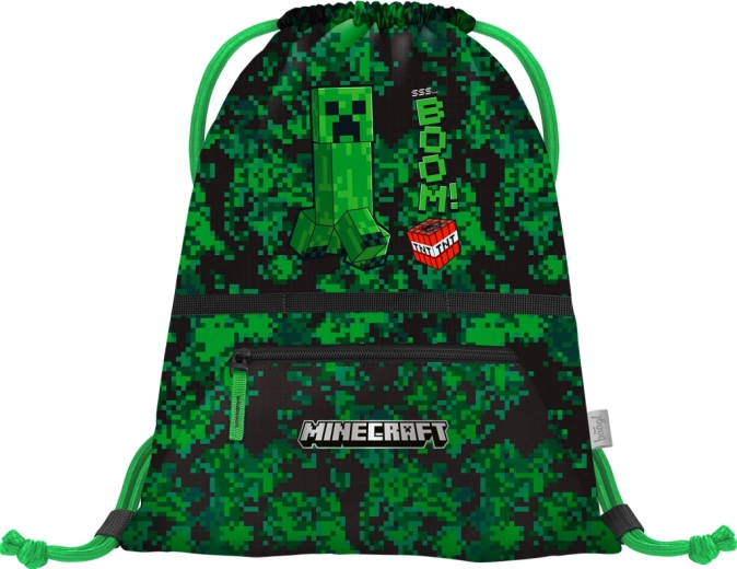 Bolsa con bolsillo Baagl Minecraft Boom