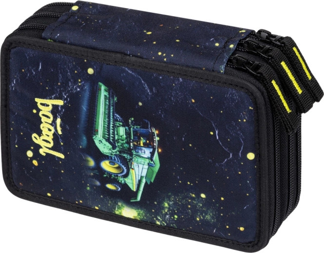 Estuche escolar de tres pisos BAAGL Tractor GRS