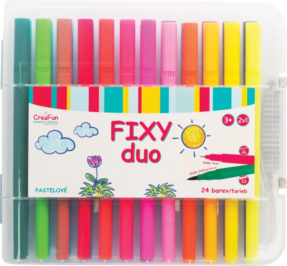 Rotuladores CreaFun DUO – 24 colores