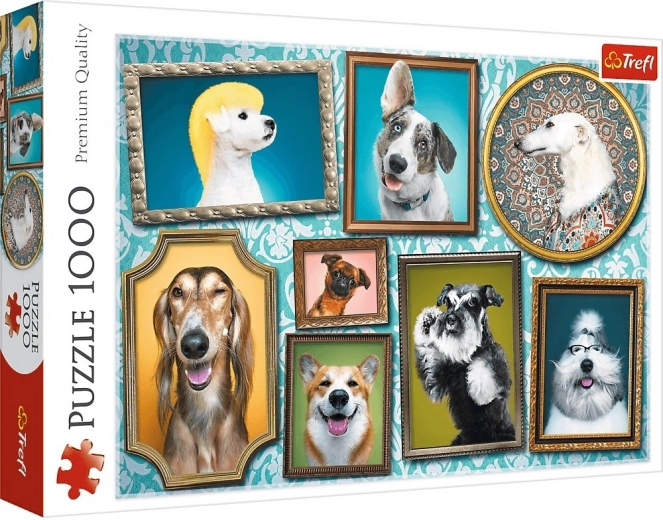 Puzle de 1000 piezas – perritos alegres, galería de perros