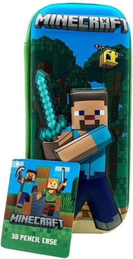 Llamativo motivo 3D de Minecraft