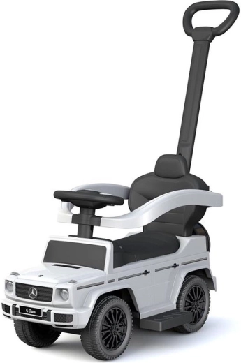 Correpasillos infantil con barra de empuje MERCEDES-BENZ G-Class Baby Mix blanco