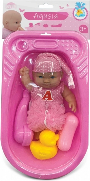 Muñeca Agusia con bañera