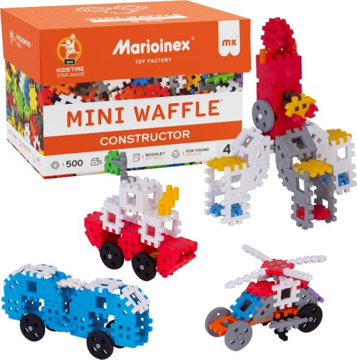 Constructor Marioinex Mini Waffle de 500 piezas