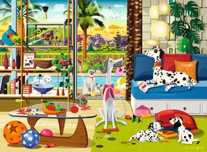 Ravensburger mascotas domésticas de Palm Springs 500 piezas
