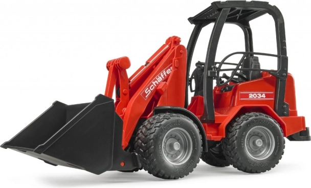 Cargadora roja Schäffer 2034 Bruder
