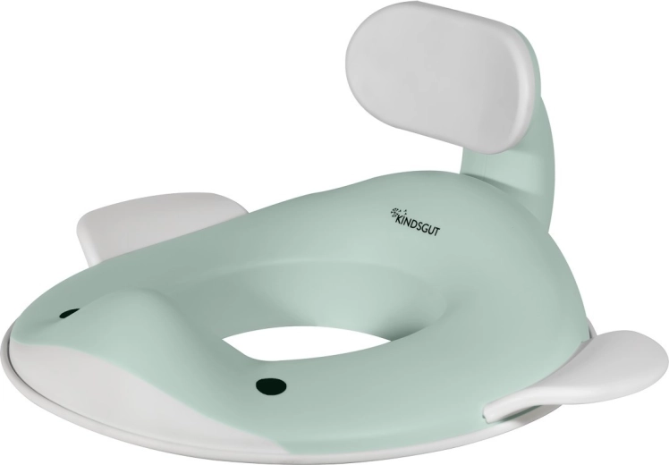 Kindsgut reductor de WC ballena color menta
