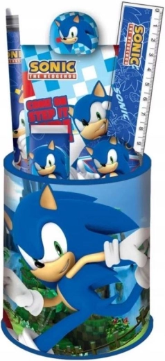 Juego de escritura de siete piezas Sonic