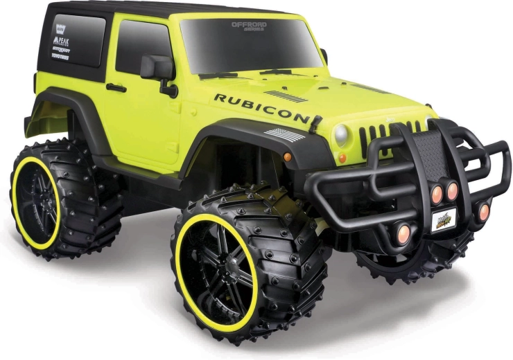Maisto RC Jeep Wrangler Rubicon todoterreno amarillo 1:16