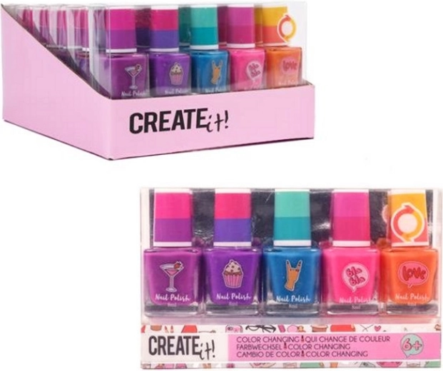 Create It! Esmalte de uñas que cambia de color