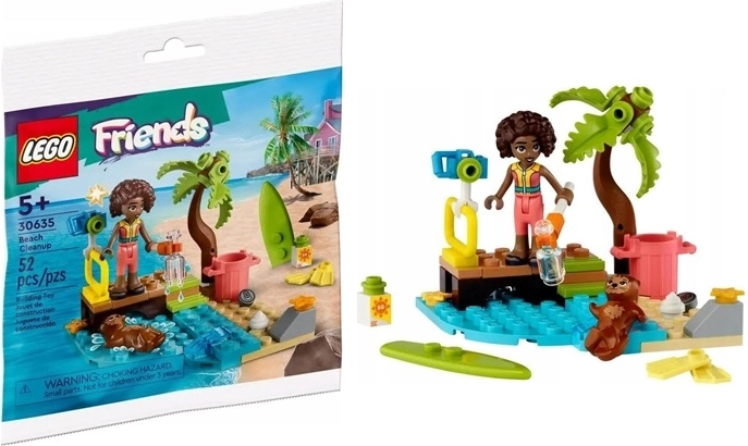 LEGO Friends limpieza de la playa