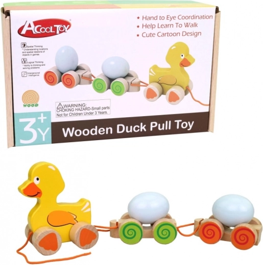 Arrastre de madera Pato