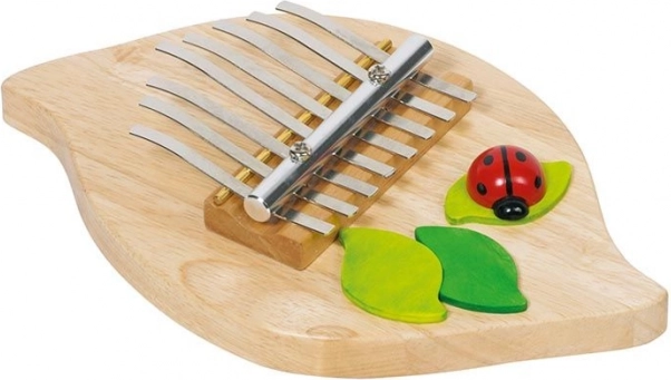 Kalimba mini pianito con mariquita