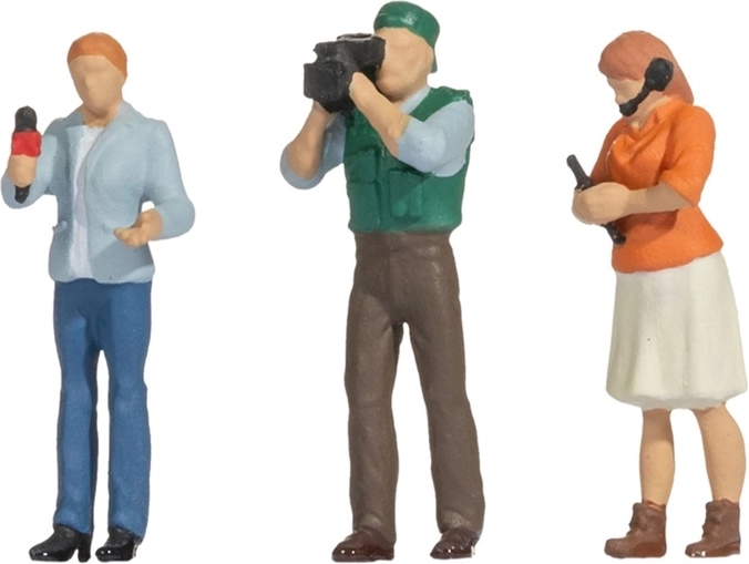 Noch Funny-Scenes reporteros – figuras H0