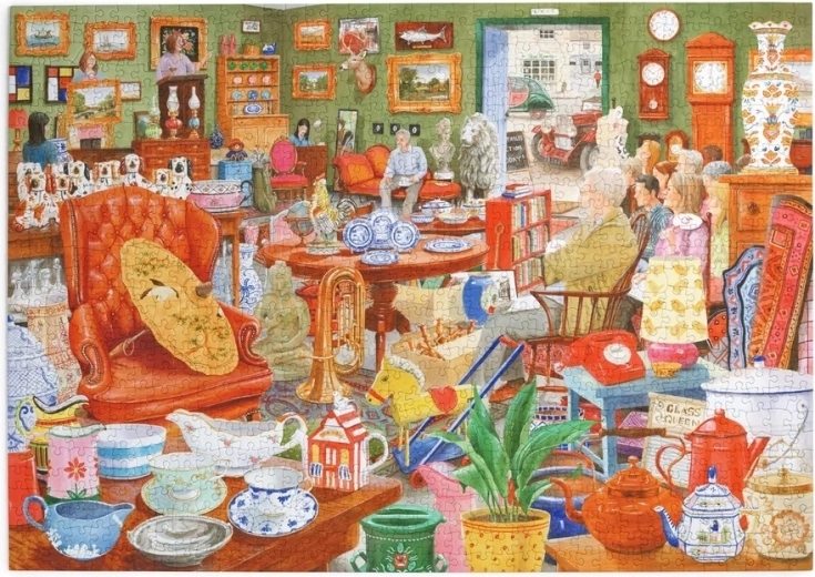 House of Puzzles Puzzle Subasta de antigüedades 1000 piezas
