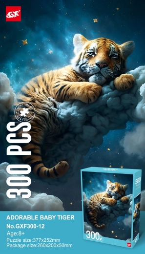Puzle de 300 piezas – tigrecito en las nubes