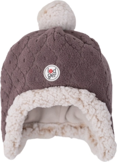Gorro de forro polar Lodger Hatter Folklore Mauve 0–3 meses