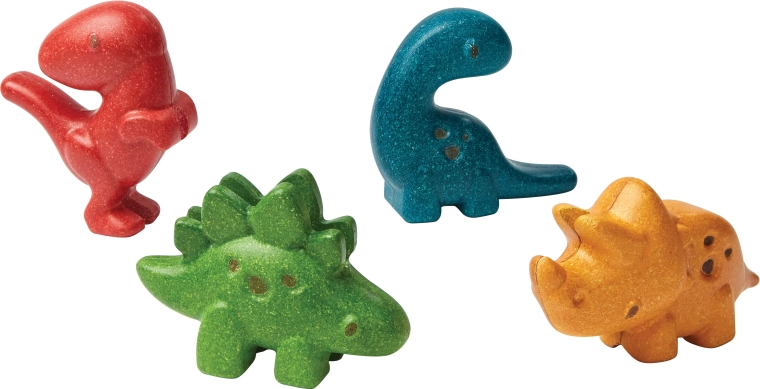 Set de dinosaurios de madera Plan Toys