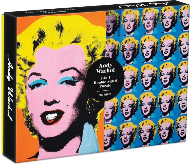 Puzle de doble cara ANDY WARHOL Marilyn 500 piezas