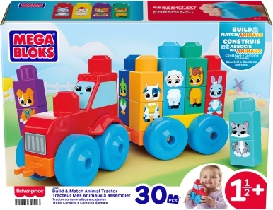 Mega Bloks tractor con animalitos