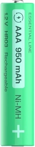 Alta capacidad de 950 mAh para una mayor duración