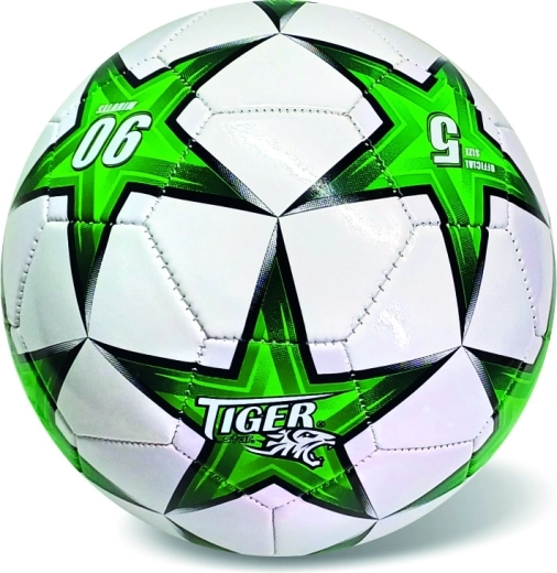 Balón de fútbol de cuero verde talla 5