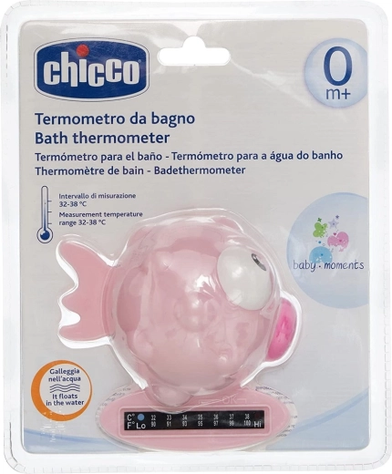 Chicco termómetro para el agua Pececita rosa