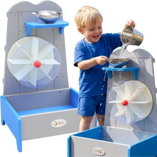 Rueda de agua de madera CLASSIC WORLD – juguete educativo para el jardín