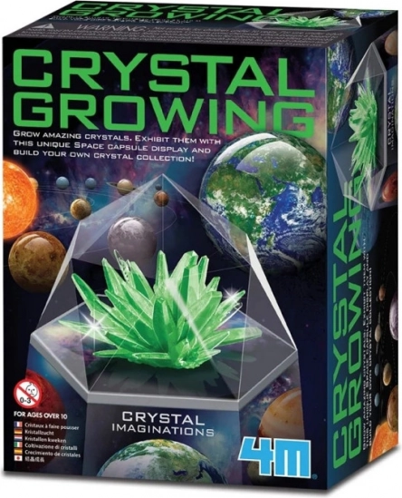 Kit educativo para cultivar cristales – verde