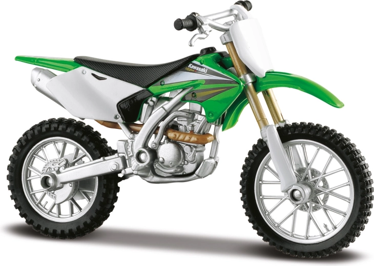 Modelo de motocicleta Maisto Kawasaki KX 250F 1:18