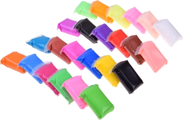 24 colores en porciones separadas