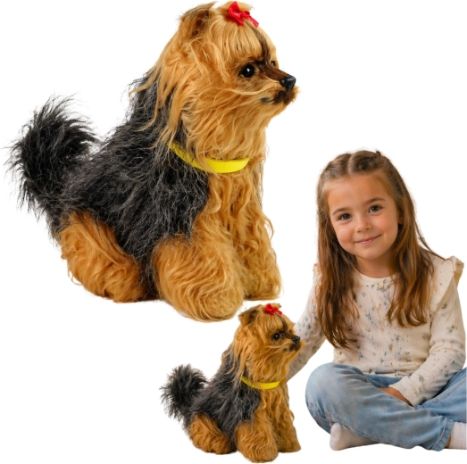 Terrier Yorkshire de peluche interactivo