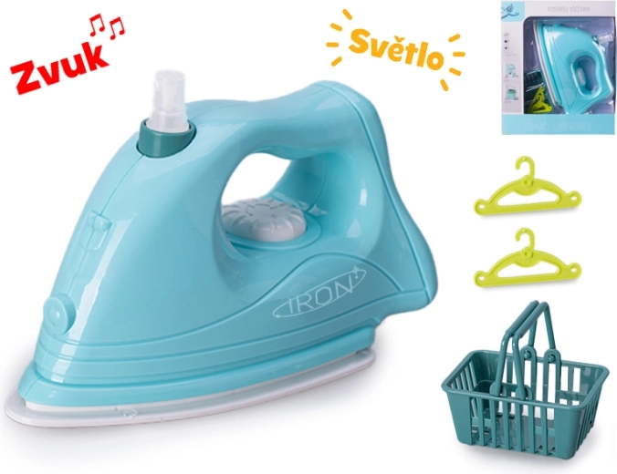 Plancha infantil con efectos de luz y sonido, 16 cm