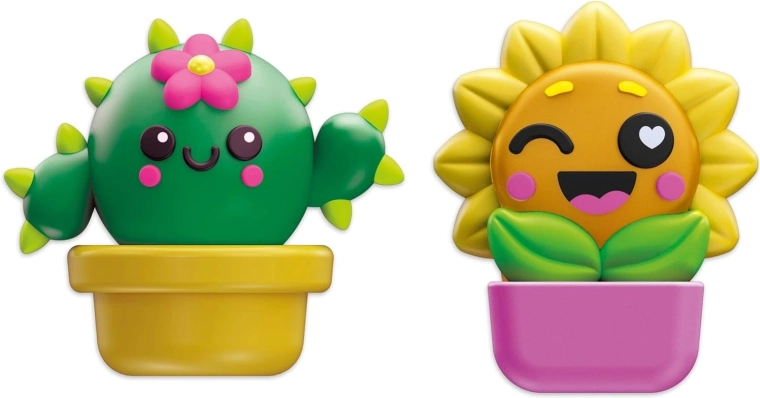 Toppers adorables: cactus y girasol