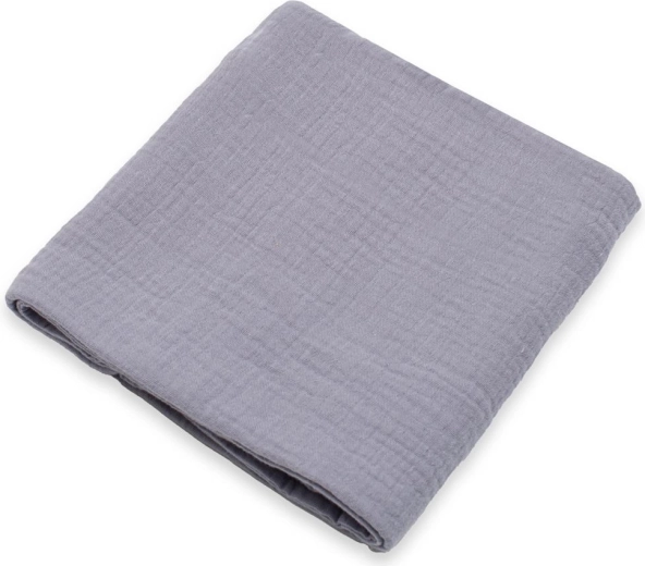 Manta de muselina NEW BABY gris
