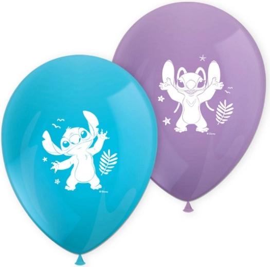 Globos DISNEY Stitch & Angel – set de 8 uds.