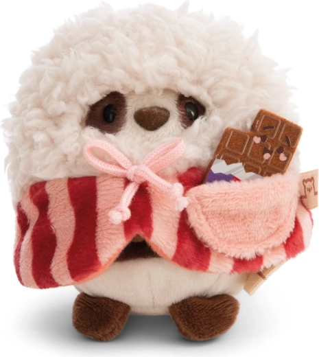 NICI MyMochi panda Kono 8 cm con disfraz de palomitas de maíz y chocolate – set de regalo de peluches