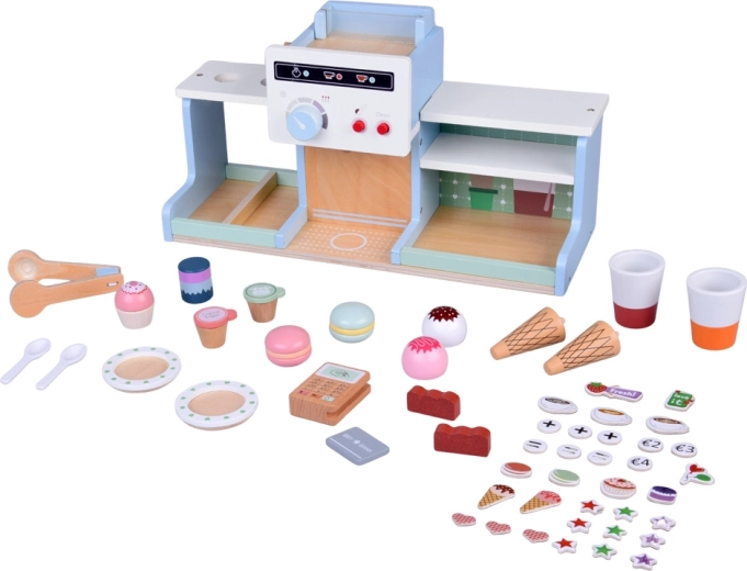 Completo set de postres y complementos