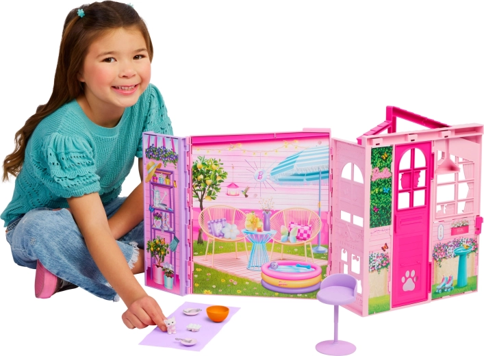Casita plegable y fácil de transportar