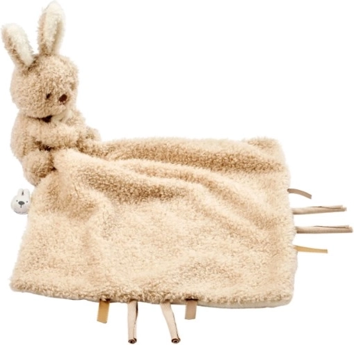 Nattou doudou de peluche Teddy conejito 27 × 27 cm