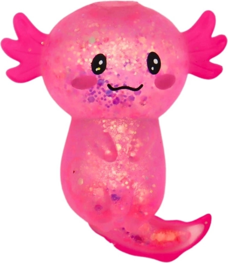 Adorable axolote en diferentes colores