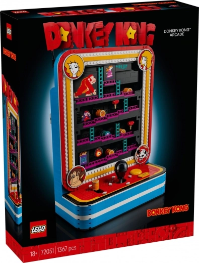 LEGO Super Mario retro máquina recreativa del juego Donkey Kong