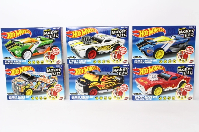 Hot Wheels Maker Kitz coche de carreras Warp Speeder para montar