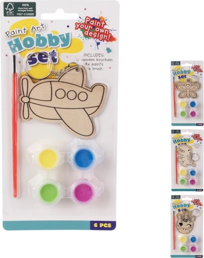 Set creativo para fabricar un llavero de Pascua (mezcla de 4 motivos)