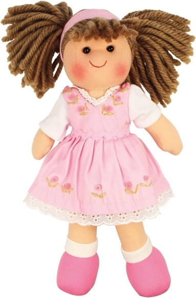 Muñeca de tela Rose de Bigjigs Toys 28 cm