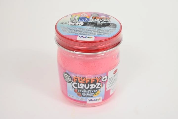 Wecool Fluffycloudz masa de modelar suave y esponjosa con aroma a plátano y fresa